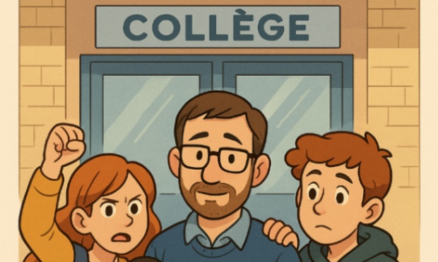 On refuse que M Degreves parte du coll&egrave;ge Jean Rostand