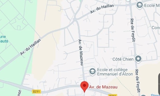 Rendre l'Avenue de Mazeau + sûre