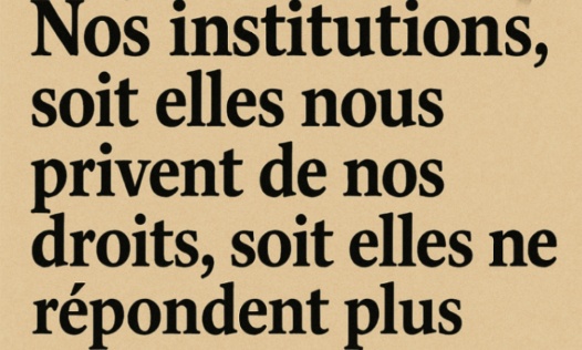 Injustement condamn&eacute;e au nom du peuple, je r&eacute;clame justice contre l'abus commis en son nom