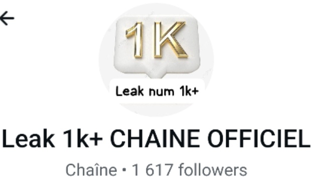 Suppresion de la chaîne 