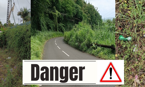 Pour des routes sécurisées dans le quartier du Morne Pitaul !