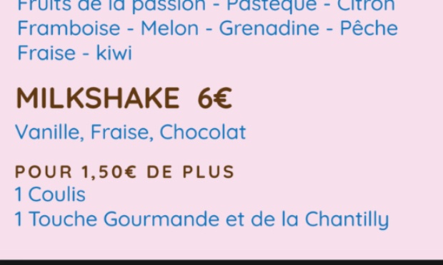 Pour ce qui on envie de milkshake en ce moment