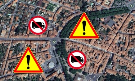 Danger de mort, Interdire la travers&eacute;e de Lavaur par les poids lourds