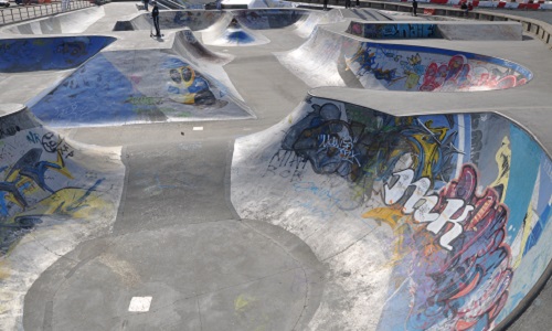 Un Skatepark à Salouël