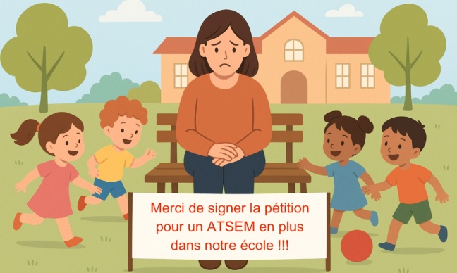 Pour la présence d'un ATSEM dans chaque classe à l'école maternelle de Redessan