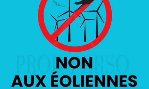 Non à l’implantation des parcs éoliens à La Pérouille, Chasseneuil et Tendu