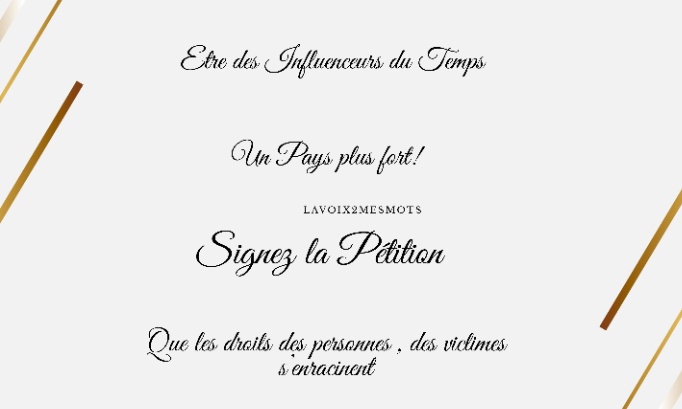 Soyons cette r&eacute;sistance! les droits des victimes ! Que nos droits s'enracinent !