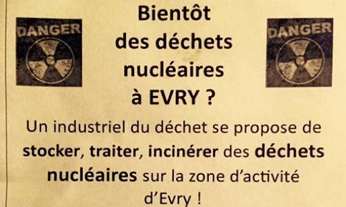 Non aux déchets nucléaires à EVRY 89140