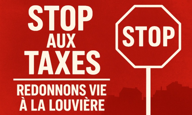 Stop à la hausse des taxes à La Louvière — redonnons vie à notre ville !