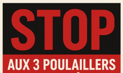 NON à l’implantation de trois poulaillers Rue du Hâlon à Clavier