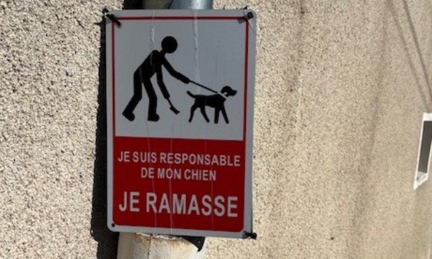 Non aux déjections canines dans les espaces publics
