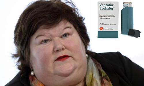 Contre la limitation de prescription du VENTOLIN 100 µg/dose Suspension pour inhalation buccale