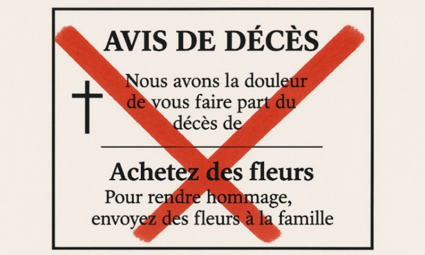 Pour l'interdiction de l'exploitation commerciale des avis de décès