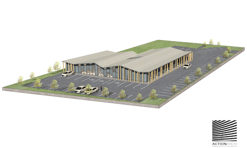 Construction d'un Espace de santé sur la ZAE des demoiselles à saint Magne de Castillon.