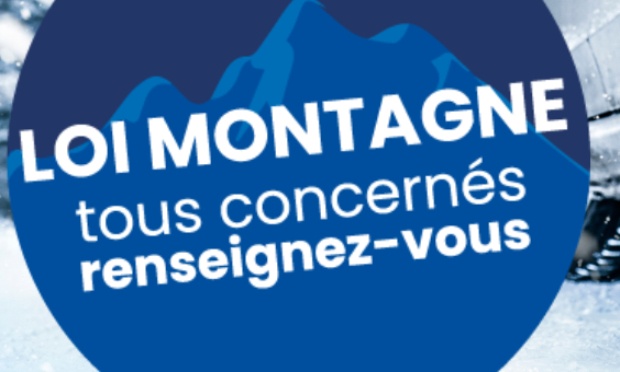 Pour l’application de la loi relative à l’équipement des véhicules en Hiver (Loi Montagne)