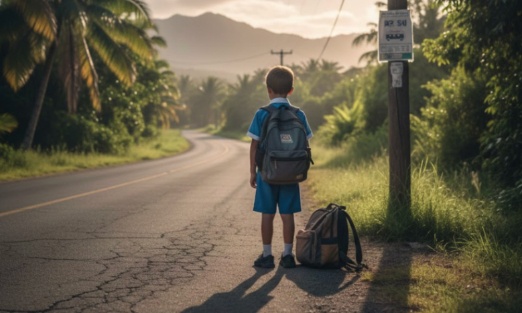 Urgence transport scolaire: Pour le droit de nos enfants du Nord Caraïbe à une scolarité sereine.