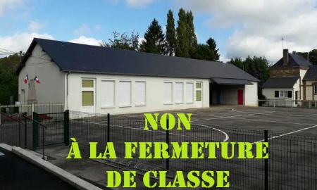 Fontaine l'Abbé - NON à la fermeture de notre classe, préservez l’avenir des élèves