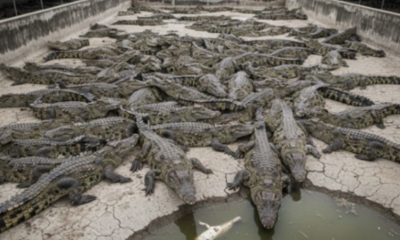 la mode ne vaut pas cela : mettez fin &agrave; l'&eacute;levage de crocodiles pour des peaux de luxe