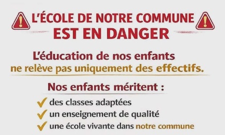 Écoles rurales en danger !