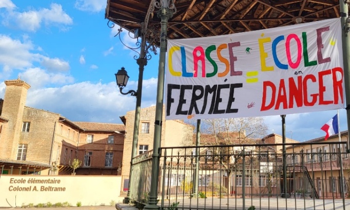 Stop &agrave; la fermeture d'une classe &agrave; l'&eacute;cole &eacute;l&eacute;mentaire Arnaud Beltrame