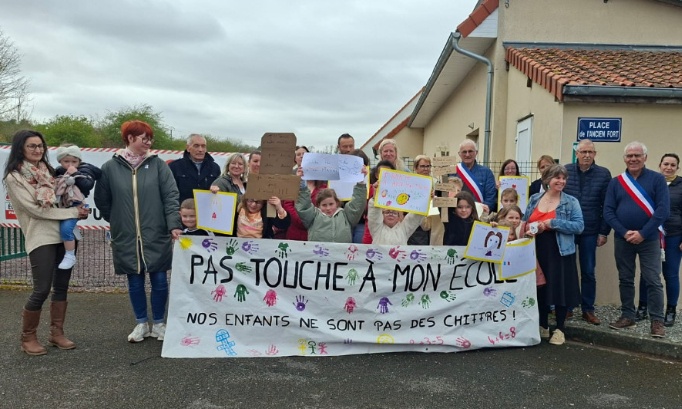 Contre la fermeture de classe dans le RPI Brimeux-Lespinoy-Marenla