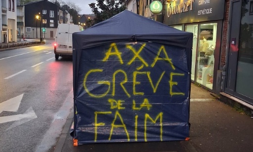 Ma vie contre un toit : Gr&egrave;ve de la faim face au m&eacute;pris d'AXA !