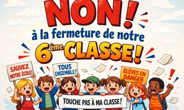 Non &agrave; la fermeture de classe - &Eacute;cole &eacute;l&eacute;mentaire de Cornas