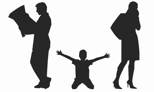 La garde des enfants pour un père