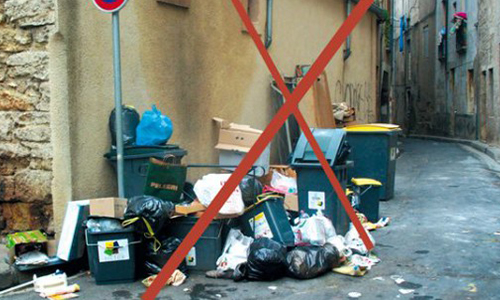 La citoyenneté et les ordures ménagères à Cabannes, il faut agir !