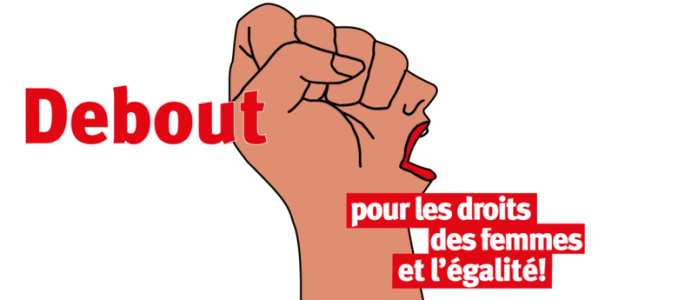 Non à la baisse du budget des droits des femmes