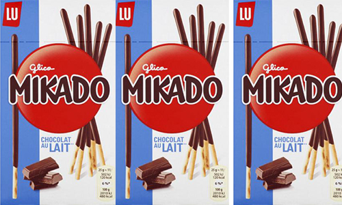 Avoir plus de chocolat sur les Mikado !