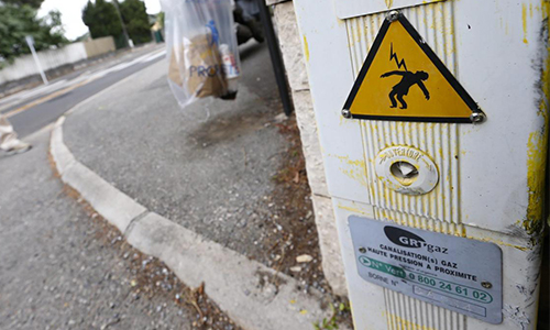 Servitudes  Gazoduc GRTGAZ Antibes.