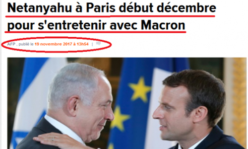 Non à la venue du président israélien netanyahu en France.
