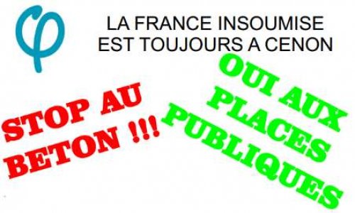 Stop béton à Cenon (Gironde)