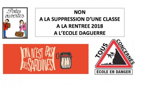 Pétition : Contre la fermeture d'une classe primaire à l'école Louis Daguerre Bry-sur-Marne