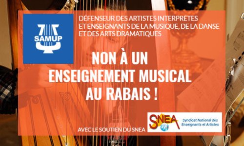 Non à un enseignement musical au rabais !