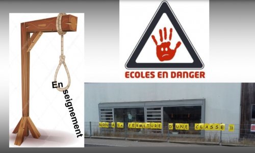 NON à la suppression d’une classe !