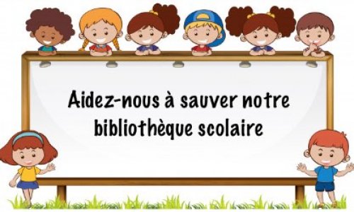 Non à la fermeture de la bibliothèque de l’école primaire Notre-Dame de Saint-Roch-de-l’Achigan.