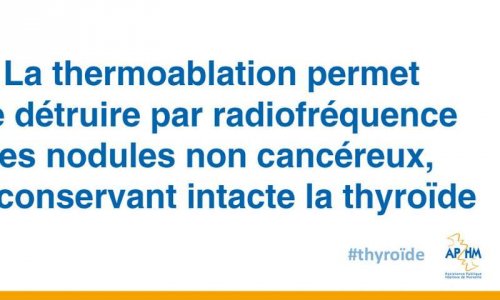 Pour le remboursement de la thermoablation de la  thyroïde