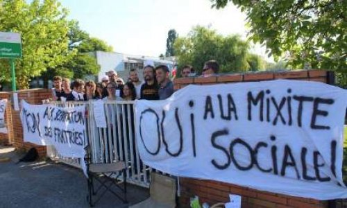 Collège Brossolette : non aux fratries séparées et aux classes surchargées - oui à la mixité sociale.