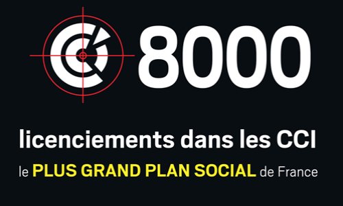 Le plus grand plan social jamais connu en France : l'État coupe les budgets des CCI : 8 000 licenciements !