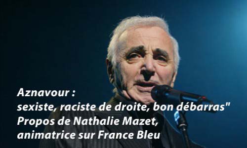 Contre les propos déplacés de Nathalie Mazet