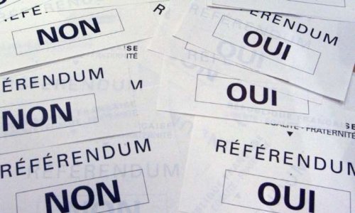 Oui pour un référendum sur la destitution d'Emmanuel Macron