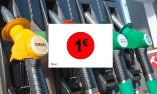 Pour le litre de carburant à 1€ incluant l'écoparticipation