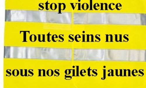 Seins nus sous le gilet jaunes