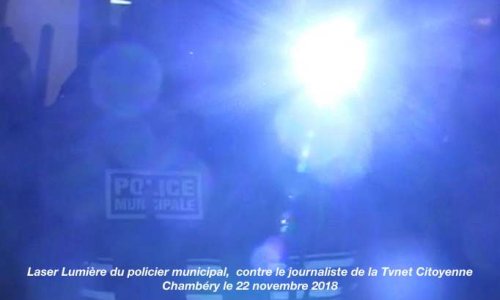 Stop aux violences et aux expulsions de nos journalistes lors des conseils municipaux de Chambéry.