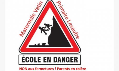 Non à la fermeture des classes à Fresnoy-Le-grand