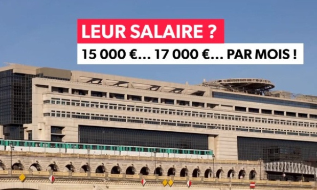 Hauts fonctionnaires : Stop aux salaires indécents à Bercy !
