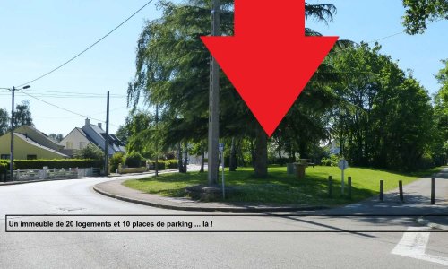 Non à la suppression du seul espace vert du centre bourg de Treillières !