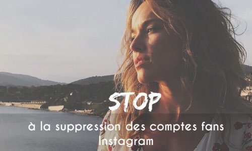 Stop à la suppression des comptes fans Instagram